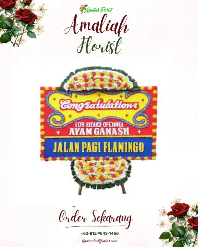 Bunga Papan Congratulation di Kairagi Weru